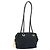 Céline Borsa a Spalla CELINE Circle in Nylon Pelle Nera Oro Auth 170915 Nero D'oro