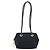 Céline Borsa a Spalla CELINE Circle in Nylon Pelle Nera Oro Auth 170915 Nero D'oro - vista 13