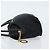 Céline Borsa a Spalla CELINE Circle in Nylon Pelle Nera Oro Auth 170915 Nero D'oro - vista 4