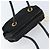 Céline Borsa a Spalla CELINE Circle in Nylon Pelle Nera Oro Auth 170915 Nero D'oro - vista 6