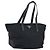 PRADA Borsa a mano in nylon nero argento Auth bs33442