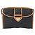 SAINT LAURENT Clutch Bag Leather Black Gold Auth am10700 Golden - view 13
