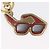 LOUIS VUITTON Monogram Millionaire Charm Oro M68865 LV Auth 168250M D'oro - vista 3