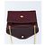 Borsa a Spalla con Catena Christian Dior Nylon Bordeaux Oro Auth ep13566 D'oro Bordò - vista 10