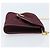 Borsa a Spalla con Catena Christian Dior Nylon Bordeaux Oro Auth ep13566 D'oro Bordò - vista 3