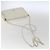 Valentino Borsa a Spalla in Pelle Bianca e Oro Auth 173552 Bianco D'oro - vista 7