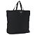 Prada Tote Bag aus schwarzem Nylon mit Silber authentisch 173530