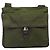 PRADA Schultertasche Nylon Khaki Silber Authentisch 172042 - Ansicht 13