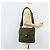 PRADA Schultertasche Nylon Khaki Silber Authentisch 172042 - Ansicht 25