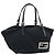 FENDI Handtasche aus schwarzem Nylon mit Silber authentisch bs33538