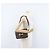 Céline Borsa a Spalla Celine C Sulky in Tela Marrone Oro Auth ep13505 D'oro - vista 25