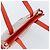 LOEWE Borsa Tote Anagramma Vinile Trasparente Rossa Auth ka2475 Rosso - vista 6