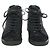 Sneakers Alte LOUIS VUITTON in Lana e Tela Nera LV Auth 158597M Nero - vista 13