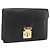LOUIS VUITTON Epi Serie Dragonne Clutch Bag Nero M52612 LV Auth LNZ266