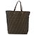 Borsa a mano in tela Zucca FENDI nera e marrone Auth ep13514 Nero - vista 13