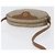 Borsa a spalla in tela a nido d'ape PVC beige oro Christian Dior Auth bs33486 - vista 7