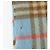 Sciarpa Nova Check in cashmere Burberrys Azzurro Chiaro Auth am10659 Blu chiaro - vista 9