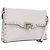 Valentino Borsa a Spalla in Pelle Bianca e Oro Auth BA10633 Bianco D'oro