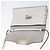 Valentino Borsa a Spalla in Pelle Bianca e Oro Auth BA10633 Bianco D'oro - vista 11