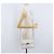 Valentino Borsa a Spalla in Pelle Bianca e Oro Auth BA10633 Bianco D'oro - vista 21