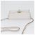 Valentino Borsa a Spalla in Pelle Bianca e Oro Auth BA10633 Bianco D'oro - vista 6