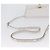 Valentino Borsa a Spalla in Pelle Bianca e Oro Auth BA10633 Bianco D'oro - vista 7