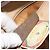 Borsa tote Gucci GG Supreme Web Sherry Line in PVC beige e oro 41 02 039 Auth 171911 D'oro - vista 12