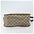 Borsa tote Gucci GG Supreme Web Sherry Line in PVC beige e oro 41 02 039 Auth 171911 D'oro - vista 5