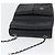 CHANEL Borsa a Spalla Choco Bar in Pelle di Agnello Nera Argento CC Auth bs33473 Nero - vista 6