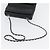 CHANEL Borsa a Spalla Choco Bar in Pelle di Agnello Nera Argento CC Auth bs33473 Nero - vista 7