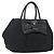 Ribbon PRADA Bandentasche aus Nylon Leder Schwarz Silber Authentisch 173676