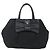 Ribbon PRADA Bandentasche aus Nylon Leder Schwarz Silber Authentisch 173676 - Ansicht 13