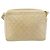 Borsa a spalla in pelle matelassé CHANEL con catena beige oro CC Auth 173120A D'oro - vista 2