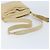 Borsa a spalla in pelle matelassé CHANEL con catena beige oro CC Auth 173120A D'oro - vista 7