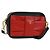 Ribbon Borsa a Spalla in Pelle PRADA con Nastro Nero Rosso Oro Auth 171555V D'oro