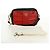 Ribbon Borsa a Spalla in Pelle PRADA con Nastro Nero Rosso Oro Auth 171555V D'oro - vista 12