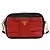 Ribbon Borsa a Spalla in Pelle PRADA con Nastro Nero Rosso Oro Auth 171555V D'oro - vista 13