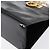 Borsa Gancini Chain Salvatore Ferragamo in pelle verniciata nera e oro Auth LNZ268 - vista 15