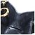 Borsa Gancini Chain Salvatore Ferragamo in pelle verniciata nera e oro Auth LNZ268 - vista 19