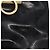 Borsa Gancini Chain Salvatore Ferragamo in pelle verniciata nera e oro Auth LNZ268 - vista 2