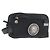 Borsa a mano VERSACE Sunburst in nylon nero e argento Auth am10693