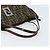 FENDI Zucca Canvas Handtasche Braun Schwarz Auth ep13529 - Ansicht 7