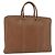 LOUIS VUITTON Epi Porta Documentos Viagem Bolsa de Negócios Marrom M54478 Auth BA10800