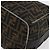 Borsa a mano in tela Zucca FENDI nera e marrone Auth 168429 Nero - vista 15