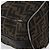 Borsa a mano in tela Zucca FENDI nera e marrone Auth 168429 Nero - vista 16