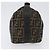 Borsa a mano in tela Zucca FENDI nera e marrone Auth 168429 Nero - vista 3