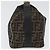 Borsa a mano in tela Zucca FENDI nera e marrone Auth 168429 Nero - vista 4