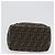 Borsa a mano in tela Zucca FENDI nera e marrone Auth 168429 Nero - vista 5