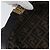 Borsa a mano in tela Zucca FENDI nera e marrone Auth 168429 Nero - vista 6