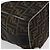 Borsa a mano in tela Zucca FENDI nera e marrone Auth 168429 Nero - vista 8